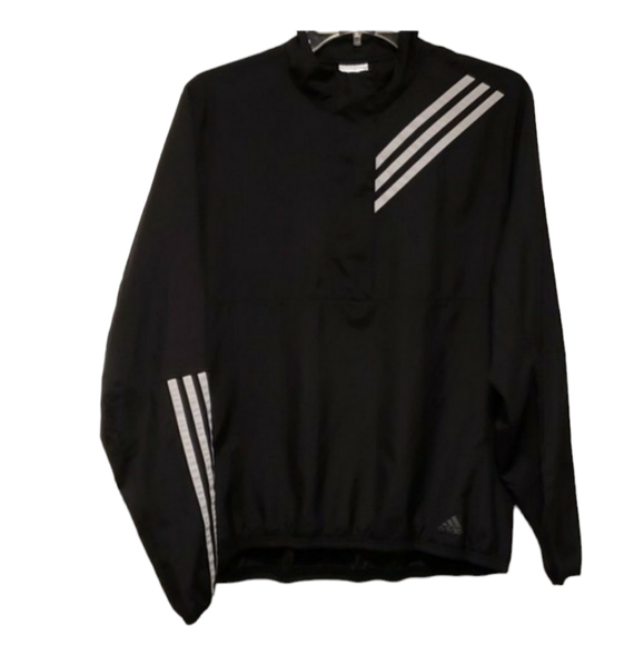 Adidas 3/4 Zip Windbreaker Pullover Jacket - Picture 1 of 7